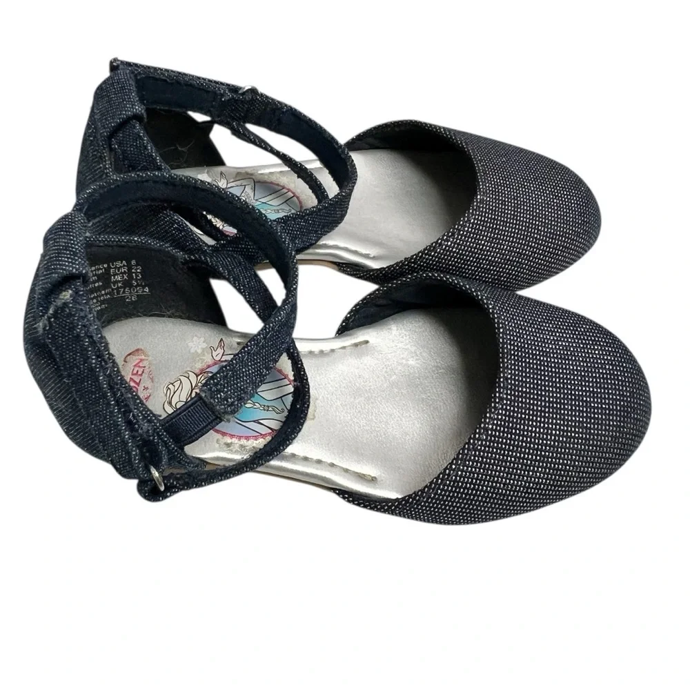 Disney Frozen Girls Dress Shoes Blue Size Toddler Girl